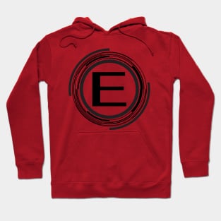 letter e Hoodie